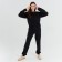 Women's costume (sweatshirt, trousers) minku: Casual Collection Black color, size 42