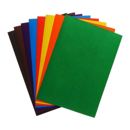 Cardboard of color A4, 8 sheets, 8 colors, calligrata, non -220 g/m2, on the bracket-7