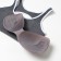 Female set (top, panties) dark gray color, size 44-46