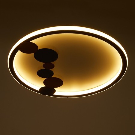 Causteen with PDU 2215/1 LED 122W Dimmer gray-gold 50x50x7 cm Bayerlux-2