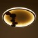 Causteen with PDU 2215/1 LED 122W Dimmer gray-gold 50x50x7 cm Bayerlux