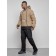 Ski costume male winter, size 48, beige color