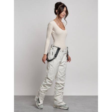 Semi -combinezone female ski insulated, size 46, white color-16