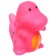 A set of rubber toys for the bath "Dinosaurs", 6 pcs, crush me