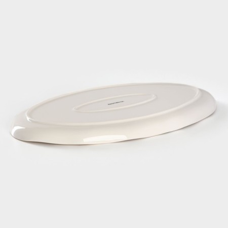 Porcelain shade "Milky Way", 29.5 × 17.5 cm, white color in specking-2