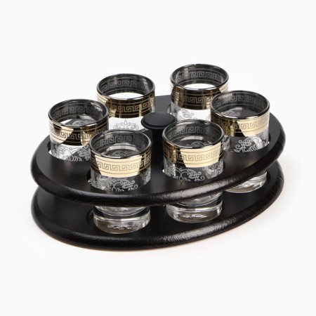 Mini-bar "Baroque" Bar Stream oval, 6 piles-4