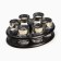 Mini-bar "Baroque" Bar Stream oval, 6 piles