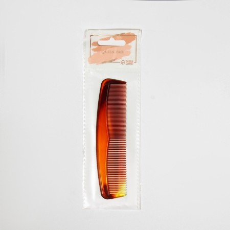 Combined comb, 12.5 × 3 cm, color "amber"-5