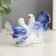 Souvenir for porcelain "2 dove" Blue 5.5x8 cm