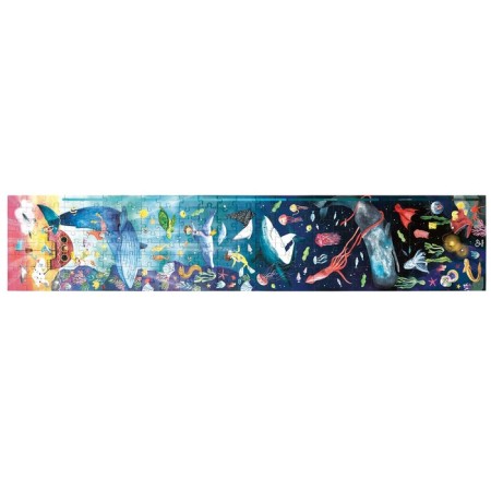 Puzzle for children "Ocean Life", glowing in the dark, 200 elements, 150 cm
