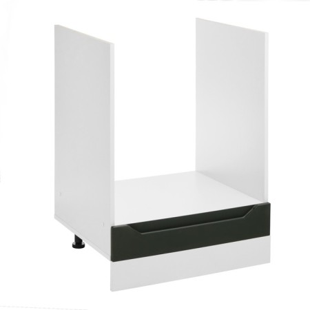 Wardrobe floor ShND 600 under the oven Helga, 600x500x820, white/olive