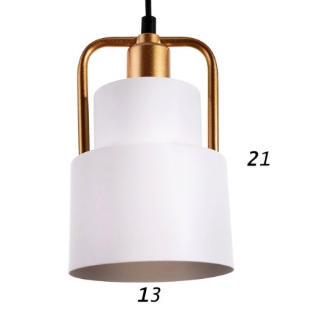 Bra 1657/1wwwt E27 40W white-gold 13x18x55 cm-5