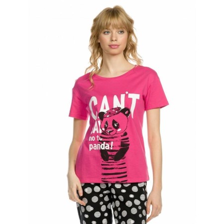 A set of T -shirts and trousers female, size XXS, raspberry color-3