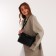 Bag Women's Cross-Bodi with a zipper, black color