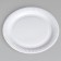 Disposable plate "white" laminated, cardboard, 23 cm