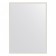 EvoForm mirror in a baguette frame, 20 mm, 56x76 cm, white color