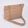 Zipper bag with lightning, beige color