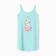 Night shirt female "cats", blue color, size 48