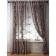 Set of curtains "Ivi", brown