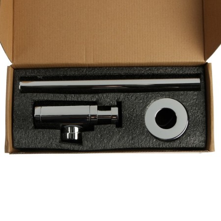 Siphon Zein English, for the sink, bottle, 1 1/4 "x 32 mm, zinc, chrome-6