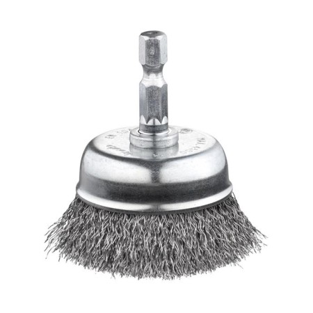 Cup brush for a drill kwb, d = 50 mm, wire d = 0.3 mm, shank d = 6 mm, steel HSS