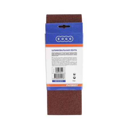 Abrasive tape Edge by Patriot, 100x610 mm, P40, 3 pcs.-2