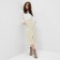 Women's skirt Minaku: Velvet Collection Milk color, river 48