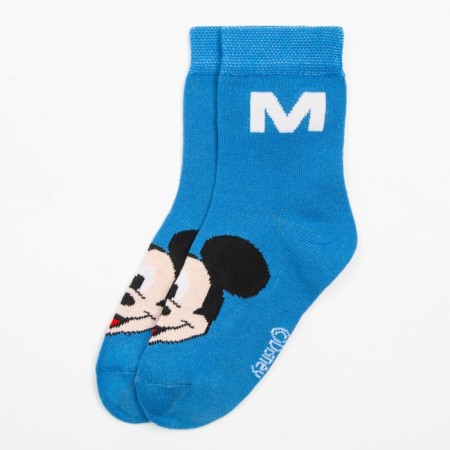 Socks for the boy "Mickey Mouse", Disney, 20-22 cm, blue color-3