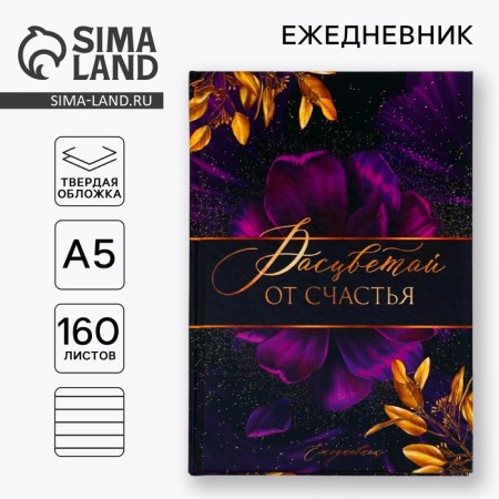 Diary "Blave with happiness", A5, 160 sheets