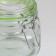 Glass Bank for bulk products with Rainbow Buggel Castle, 500 ml, 11 × 10 cm, Mix color
