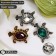 Brooch "Turtle" openwork, color mix (indivisible packing 12 pcs., Price per pcs.)
