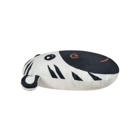 Pillow - Zebra toy, size 35x36 cm, white color-1