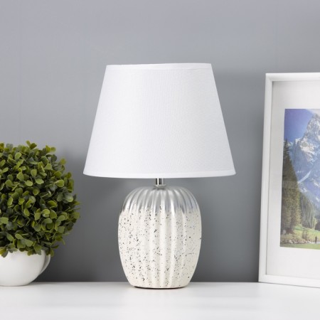 Table lamp "Nick" 1he14 40W white 22x22x32cm-2