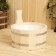 Wooden gang, 5 l, round, linden, plastic insert ft