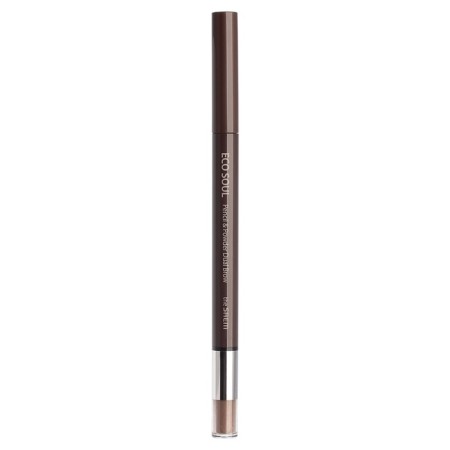Eyebrow pencil (pencil-bastard) Eco Soul Pencil & Powder Dual Brow 04 Medium Brown