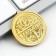 A coin set and an icon to the "most reliable accountant", 7.5 x 10 cm