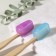 Cap - case for a toothbrush, 2 pcs, 3.8 × 2.2 × 1.8 cm, white color