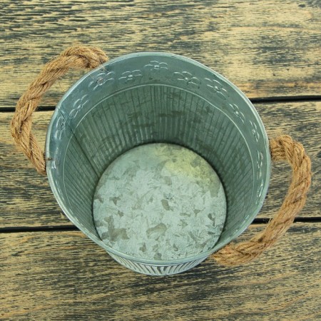 Kashpo "Bucket Freya" 15x15x15cm-4