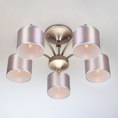 ADAGIO 5X40W E14 chandelier Nickel-2