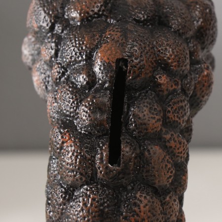 New Year's piggy bank "Minigummi" 12 x12 x 17 cm.-5