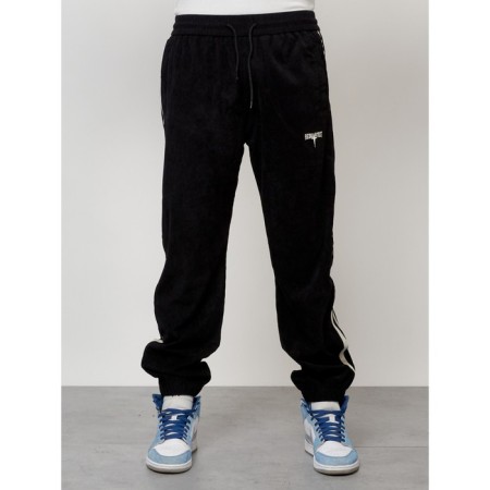 Sports suit men's, size 52, black color-4