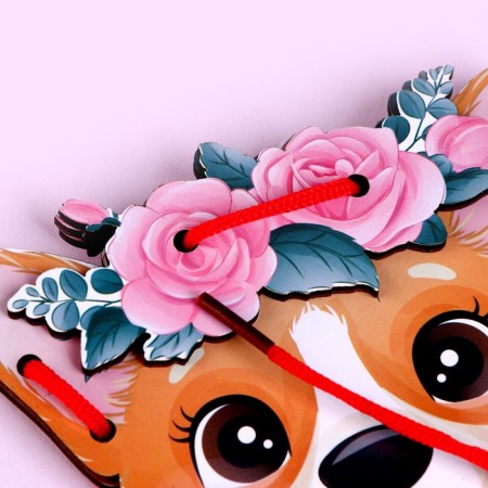 Children's lacing "Corgi" 17 × 15 × 0.3 cm-2