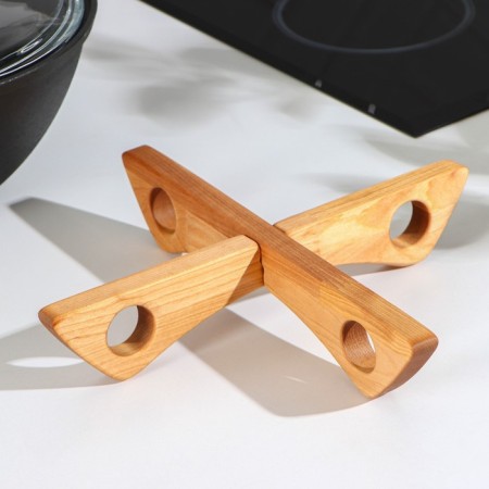 Casana and Poster Adelica stand, 29 × 5.5 × 1.8 cm, birch-2