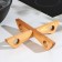 Casana and Poster Adelica stand, 29 × 5.5 × 1.8 cm, birch