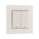 TOT GLOSSY GLASS, 10 A, 2 keys, backlight, hidden, glass, white