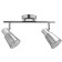 Economic lights Crown 2x60W E14, chrome 44x10x23 cm