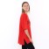 T-shirt female, red color, Oversize size (42-46)