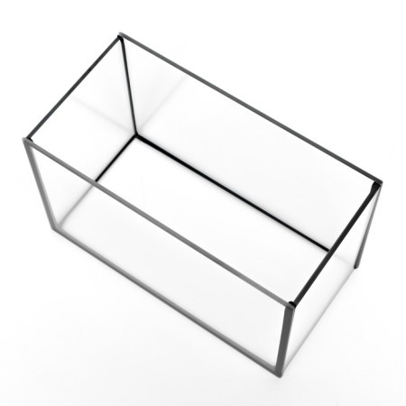Aquarium "rectangular" without a lid, 5 liters, 25 x 13 x 15.5 cm-3