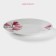 Board ceramic lunch share "Sakura", d = 23 cm, white color