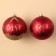New Year's Christmas Balls “Miracles!”, For New Year, plastic, d = 8, 2 pcs., Color red gamut